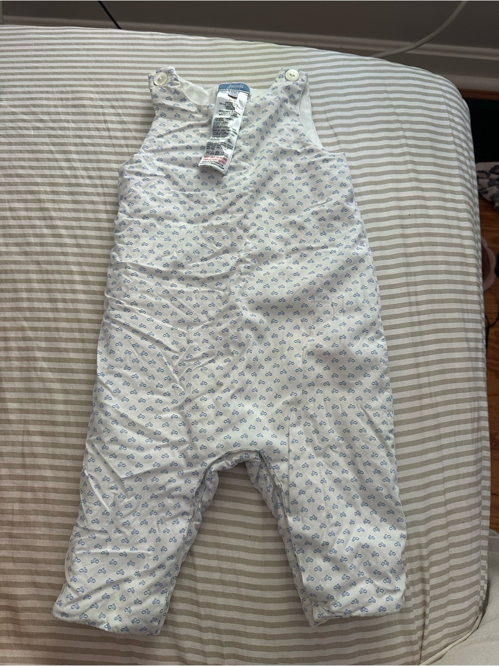Jacadi one piece 12M baby outfit scooters